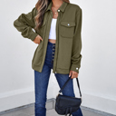  Remi Zip Up Flap Shirt