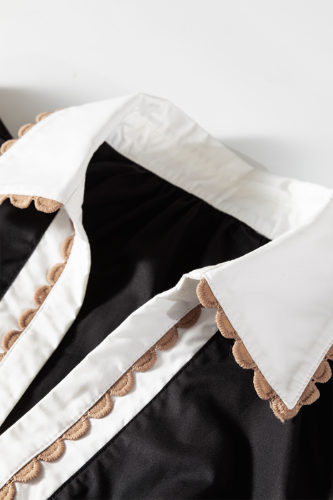 Remington Collar Short Sleeve Blouse