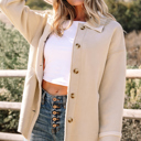 Parchment Large Remy Lined Western Loose Jacket