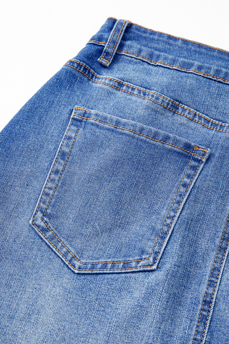 Renamara Crossed Waist Mini Skirt