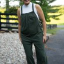  Reya Pocketed Loose Fit Corduroy Overall