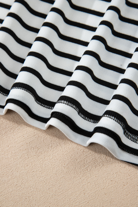 Reyna Stripe Half Top