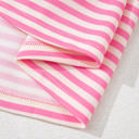  Riley Stripe Bowknot Cutout Back Loose Top