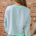  River Ribbed Trim Oversize Sweatshirt