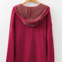  River Waffle Hooded Long Sleeve Top