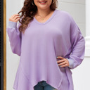  Rivka Exposed Seam Flowy PLUS Top