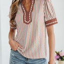  Romina Short Bubble Sleeve Blouse