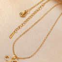  Romy Rhinestone Bowknot Pendant Necklace