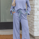  Rory Beau Flounce Long Sleeve Lounge Set