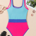  Rory Patchwork One Piece Swimsuit