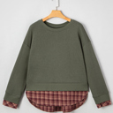  Rosa Patchwork Drop Shoulder Sweatshirt