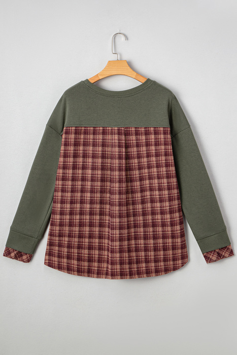 Rosa Patchwork Drop Shoulder Sweatshirt