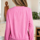  Rosalie Graphic Rib Textured Top