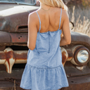  Rosalie Ruffle Hem Short Dress