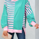  Rosalie Side Slit Baggy Sweatshirt