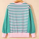  Rosalie Side Slit Baggy Sweatshirt