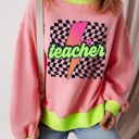 Pink Small Rosalind teacher rule Sweatshirt