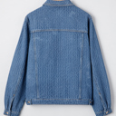  Rosalyn Flap Textured Down Jacket