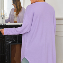  Rosie Waffle Knit Front PLUS Cardigan