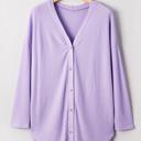  Rosie Waffle Knit Front PLUS Cardigan