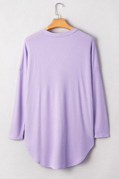 Rosie Waffle Knit Front PLUS Cardigan