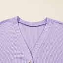  Rosie Waffle Knit Front PLUS Cardigan