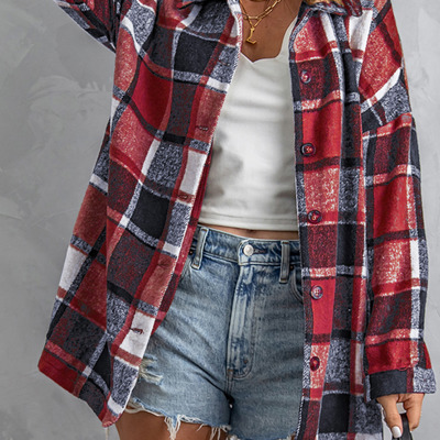 Rowan Fiery Plaid Print Shirt