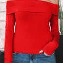  Rowyn Sleeve Slim top Long Sleeve Top