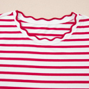  Royalty Scalloped Trim T Shirt