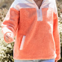  Ruth Half Zipper Sherpa Sweatshirt