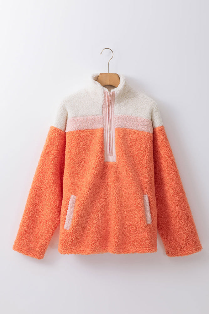 Ruth Half Zipper Sherpa Sweatshirt