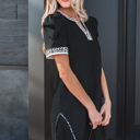  Ruth Sleeve Shift Mini Dress