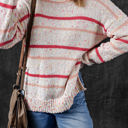  Ruthie Striped Confetti Knit Sweater