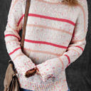  Ruthie Striped Confetti Knit Sweater