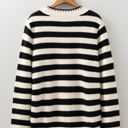  Rylee Stripe Button Cardigan Sweater