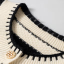  Rylee Stripe Button Cardigan Sweater