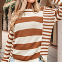  Sadie Sleeve Patchwork Baggy Sweater