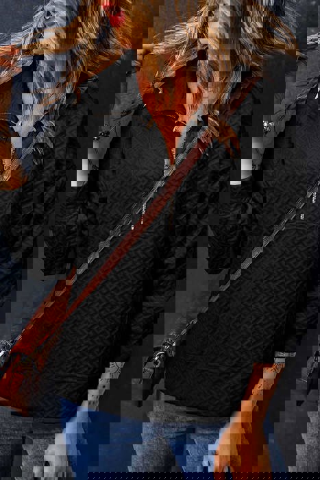 Saige Half Zipper Collared Sweatshirt