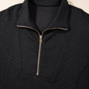  Saige Half Zipper Collared Sweatshirt