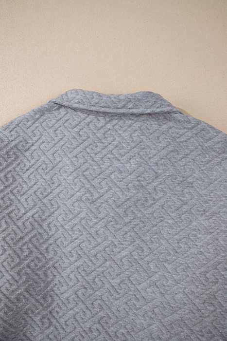 Saige Half Zipper Collared Sweatshirt