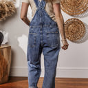  Piper Denim Straight Leg Jumpsuit with Pockets