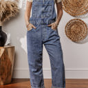  Piper Denim Straight Leg Jumpsuit with Pockets