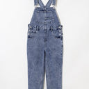  Piper Denim Straight Leg Jumpsuit with Pockets