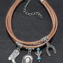  Salma Luck Cactus Layered Bracelet