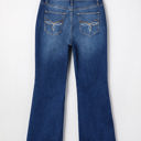  Samantha Western Stitch Patched Pocket Bootcut Jeans