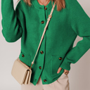  Samara Chunky Front Cardigan Sweater