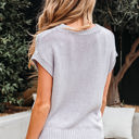  Sara Bowknot Applique Cap Sleeve Sweater