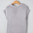  Sara Bowknot Applique Cap Sleeve Sweater