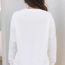  Saratris Drop Shoulder Oversized Sweatshirt