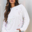  Saratris Drop Shoulder Oversized Sweatshirt